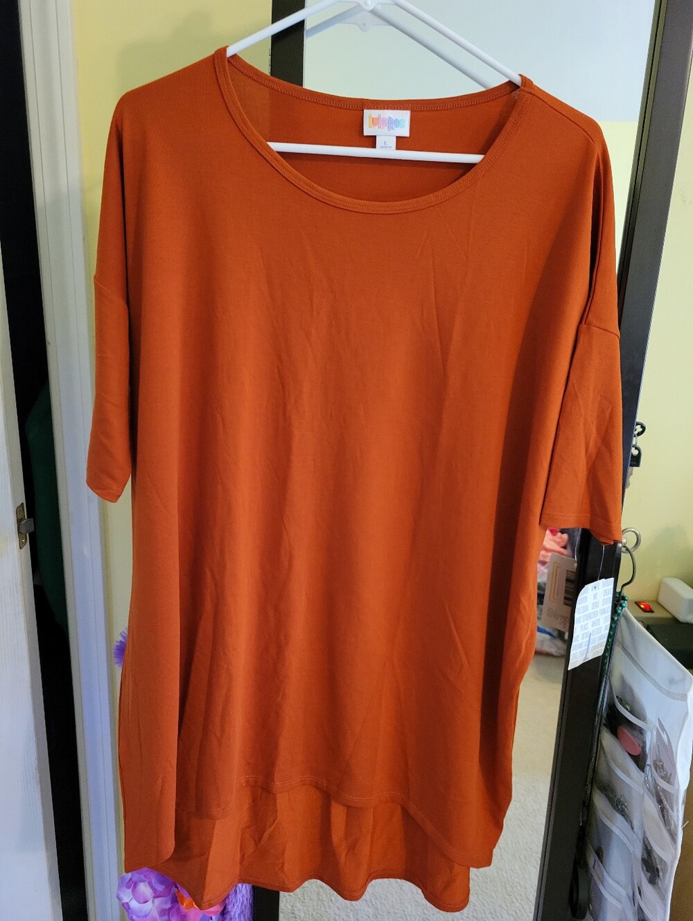 Lularoe Irma Tunic Large Rust